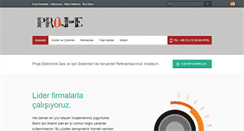 Desktop Screenshot of proje-e.com
